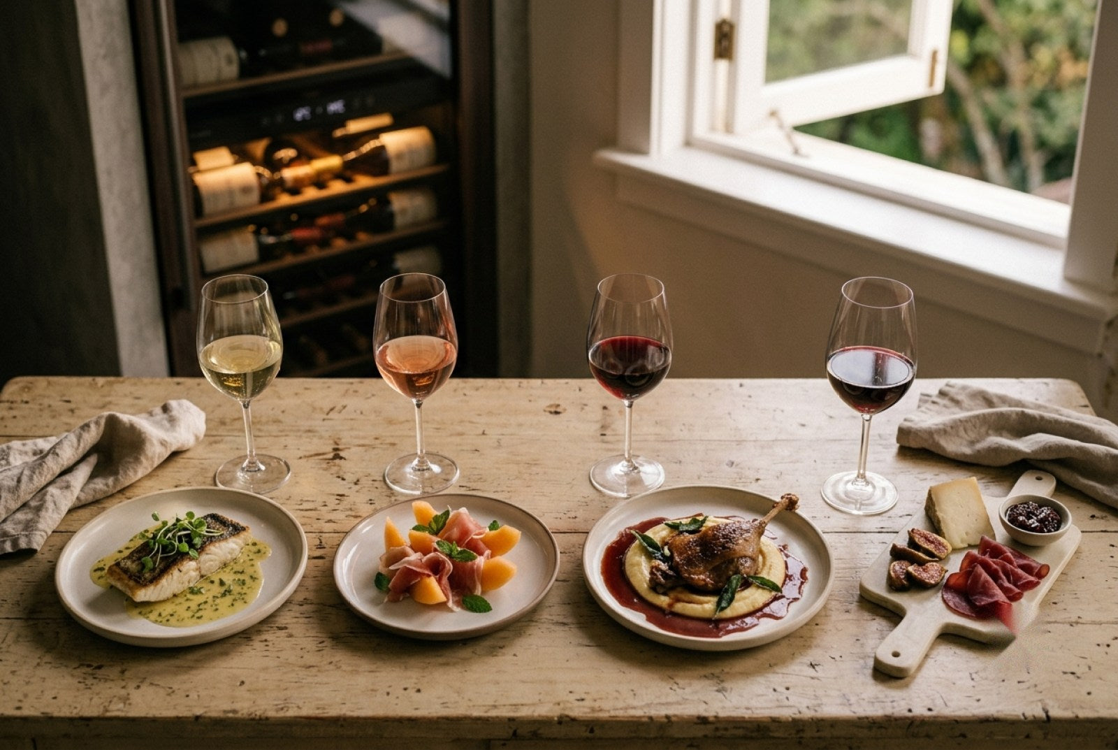 Vinho e tábua de frios — como combinar vinho com comida
