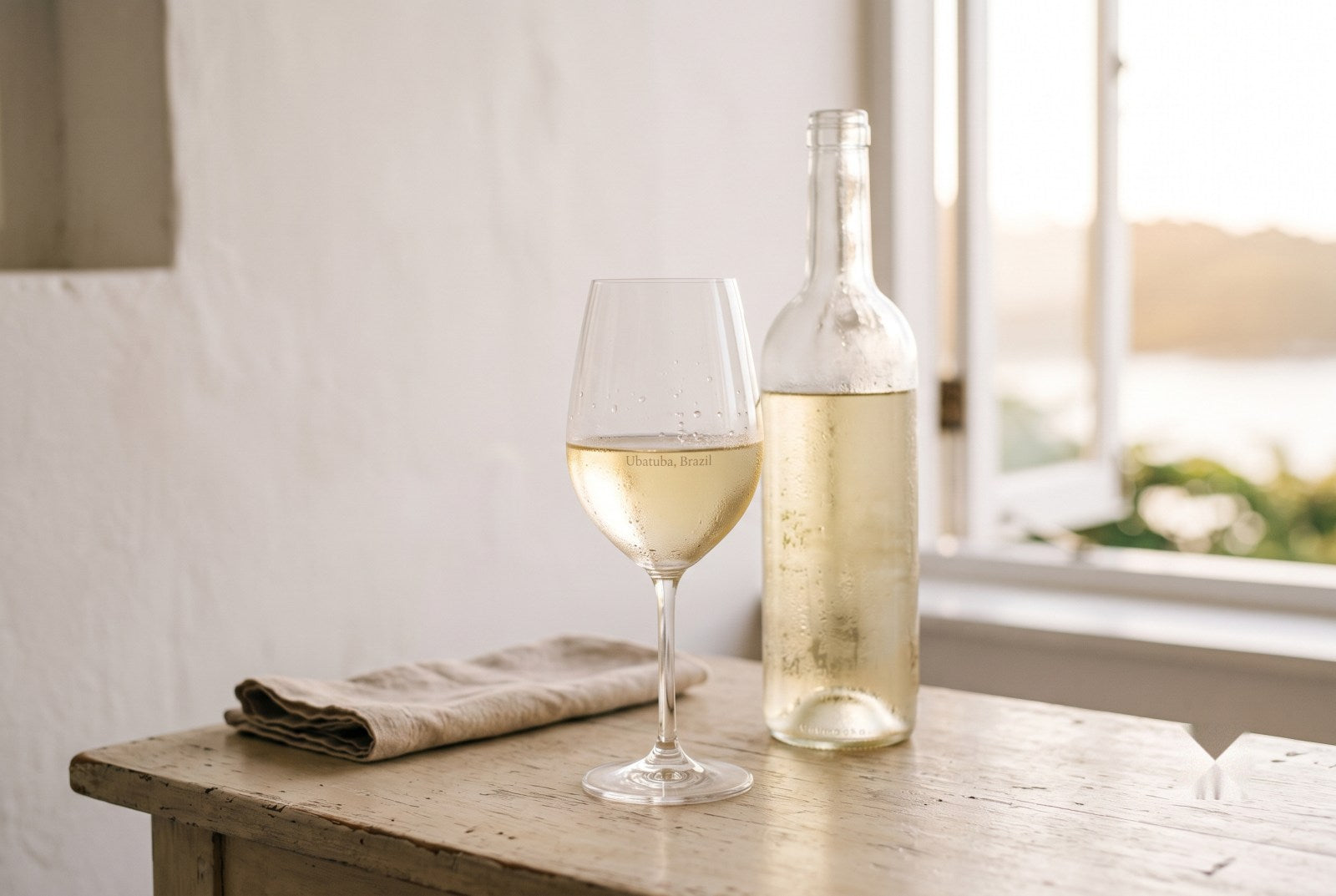 Taça de Sauvignon Blanc, vinho branco seco