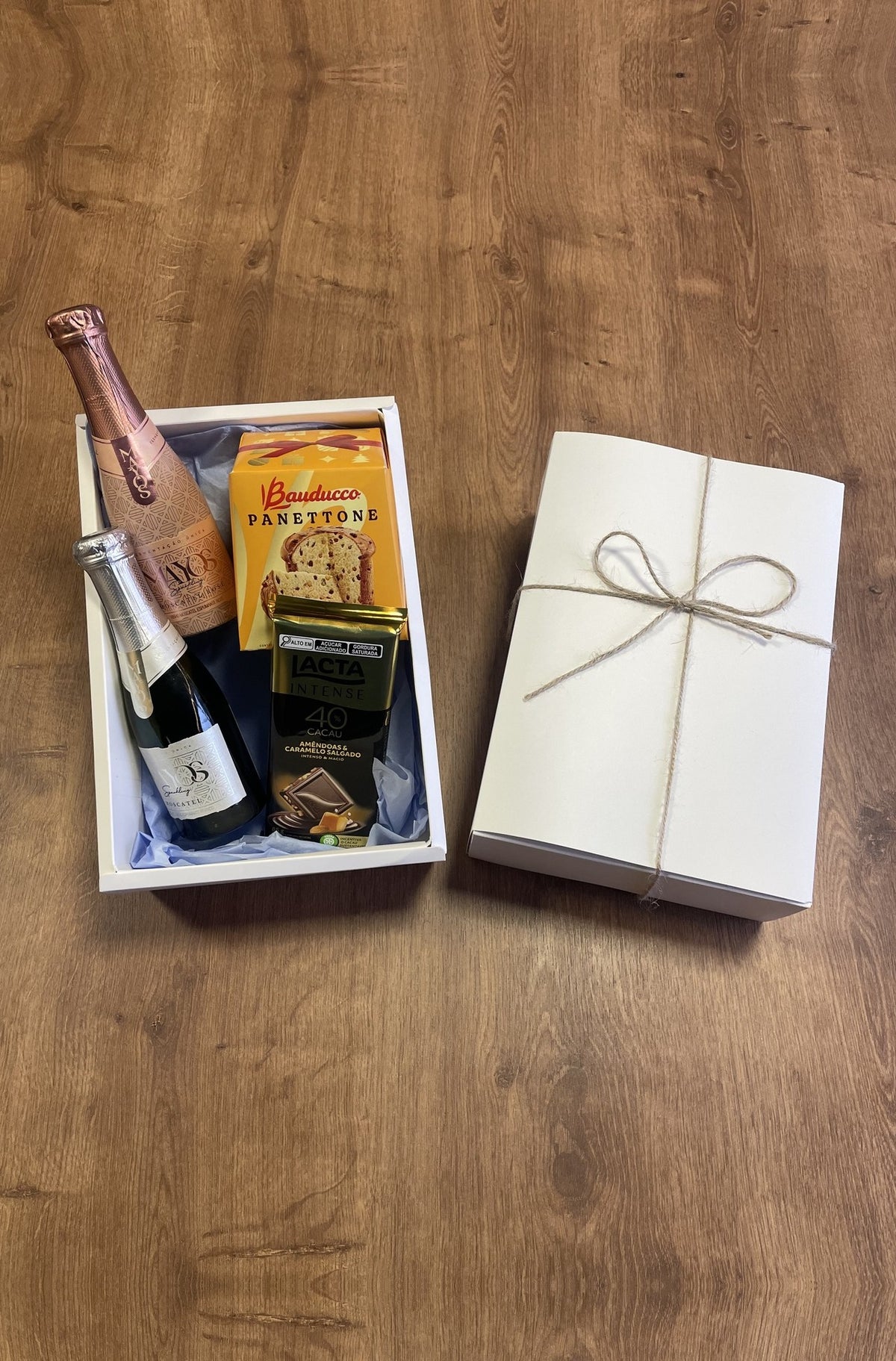 Kit Mini Espumantes + Panetone