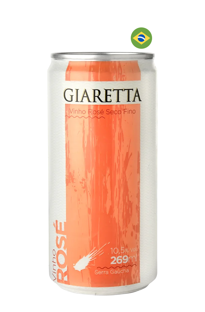 Vinho Rosé Seco Fino em Lata 269ml