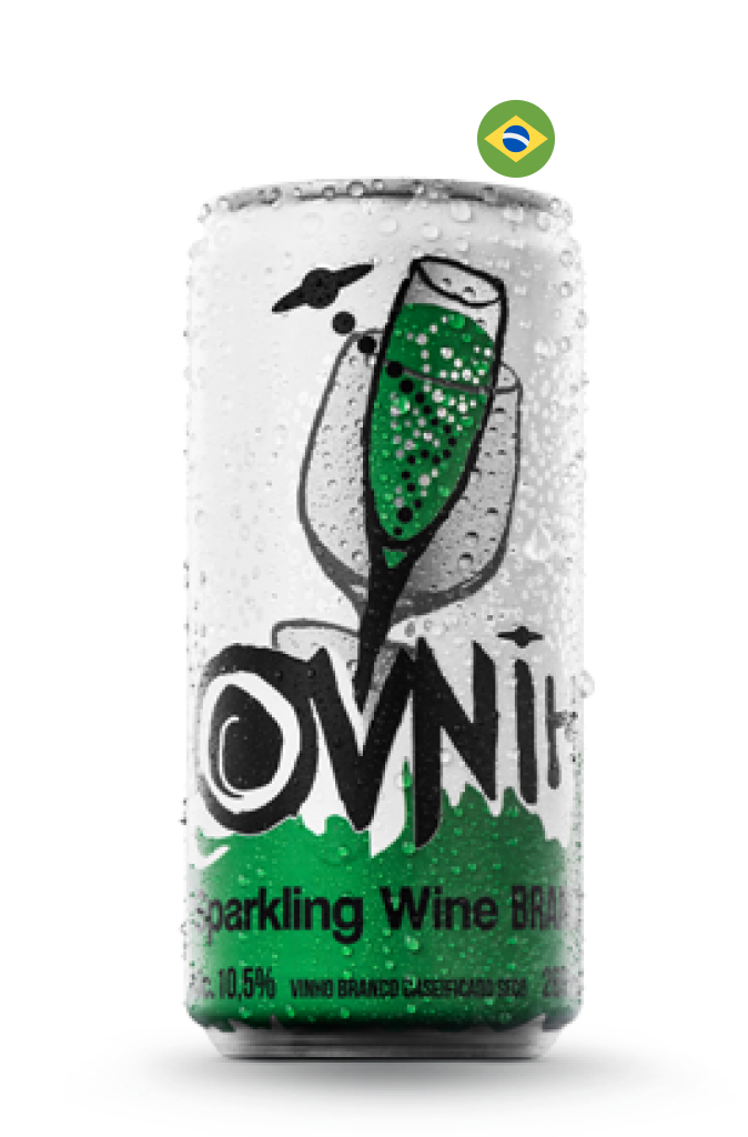 Espumante em Lata Branco Brut OvniH 269ml